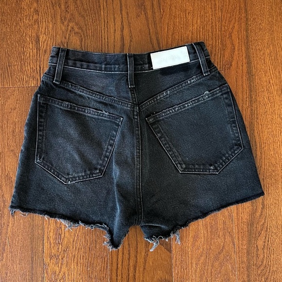RE/DONE 50s Cut Off Shorts w25 Destroyed Shadow Black - Picture 5 of 10